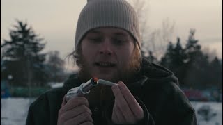Smoking Pre Rolls In The Cold