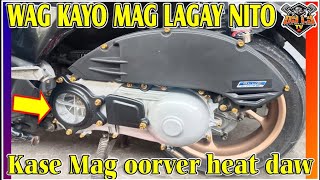 CVT check, naka 1200rpm na mga springs pero wala ng RPM. 