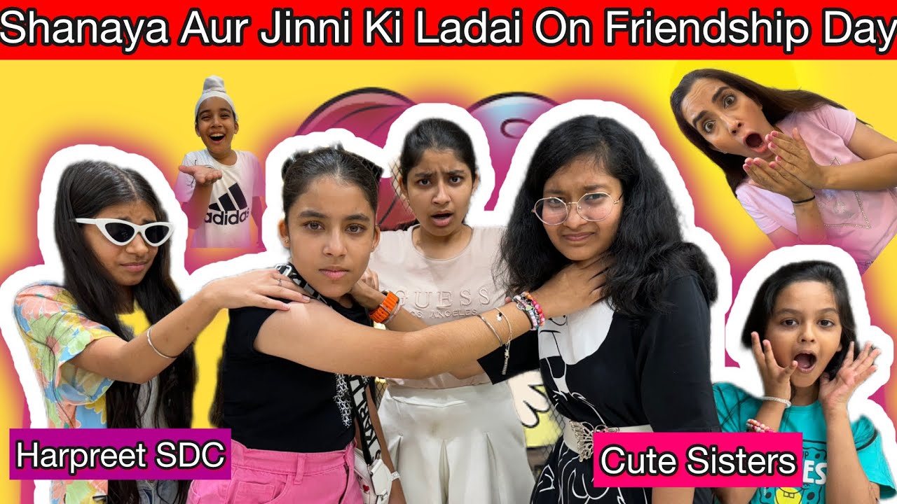 Shanaya Aur Jinni Ki Fight On Friendship Day - Cute Sisters | RS 1313 VLOGS | Ramneek Singh 1313