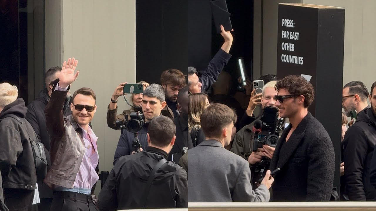 KEREM BÜRSIN & AURELIEN MULLER AT DOLCE&GABBANA SHOW FW26/27