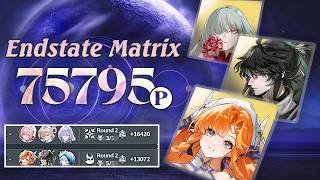 New Endstate Matrix! 6 Teams S0R1 75795 Points Full Clear | Wuthering Waves 3.2