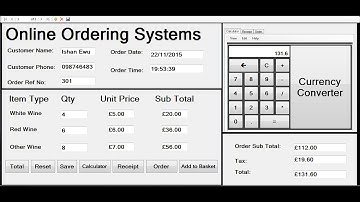 How to Create Ordering Systems in C# with database - Part 1 of 3