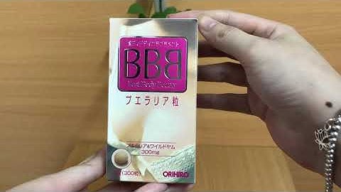 Review thuốc nở ngực bbb orihiro