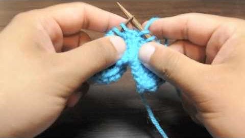 How to Knit the Knit Left Loop Increase (KLL)
