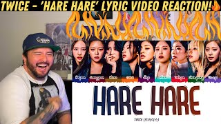 TWICE - 'Hare Hare' Lyric Video Reaction!