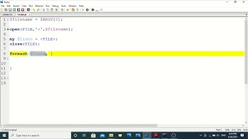 Perl Programming  Tutorials  - 3 -   find and replace string using foreach loop