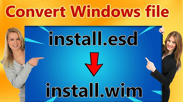 Convert install.esd to install.wim - Step by Step Tutorial