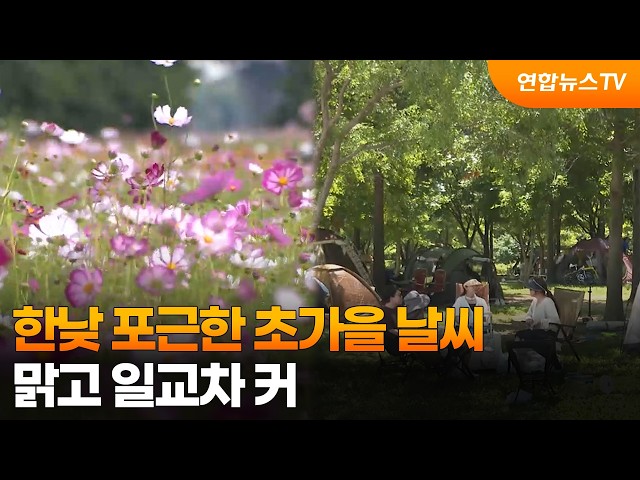 [날씨] 한낮 포근한 초가을 날씨…맑고 일교차 커 / 연합뉴스TV (YonhapnewsTV)