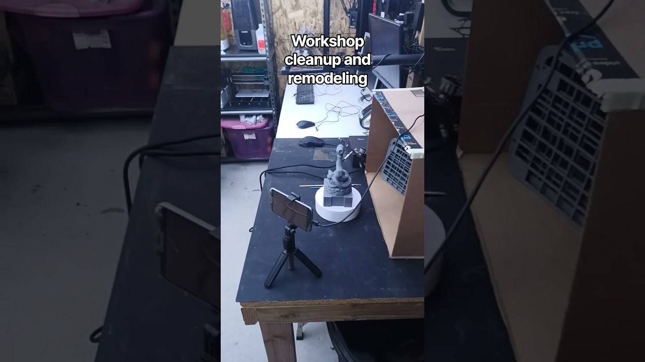 When the wifey asks for space in the workshop you make it happen 😜