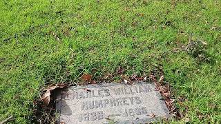 Grave of Charles Humphreys - Confederate army Lieutenant, then a California Superior Court Judge