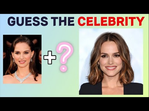 Can You Guess The CELEBRITY by Blended Pictures? | Celebrity Quiz - YouTube