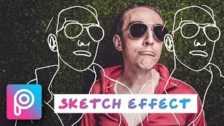 New Quick and Easy Outline Drawing with Sketch Effect in Picsart screenshot 3