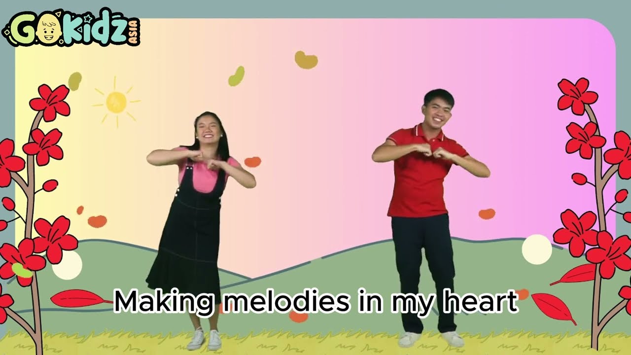 MAKING MELODIES IN MY HEART  Kids Happy Song  Joyful Song  Action Song