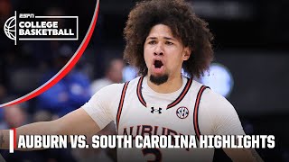 SEC Tournament Quarterfinals: South Carolina Gamecocks vs. Auburn Tigers | Full Game Highlights