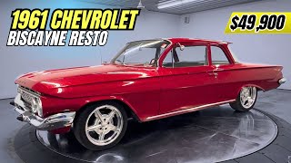 1961 Chevrolet Biscayne Resto Mod LS1 | 6-Speed Beauty with Vintage Air for Sale $49,900
