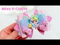Fairy hair bow tutorial  how to make hair bows with cricut  hair bow tutorial  miss o crafts