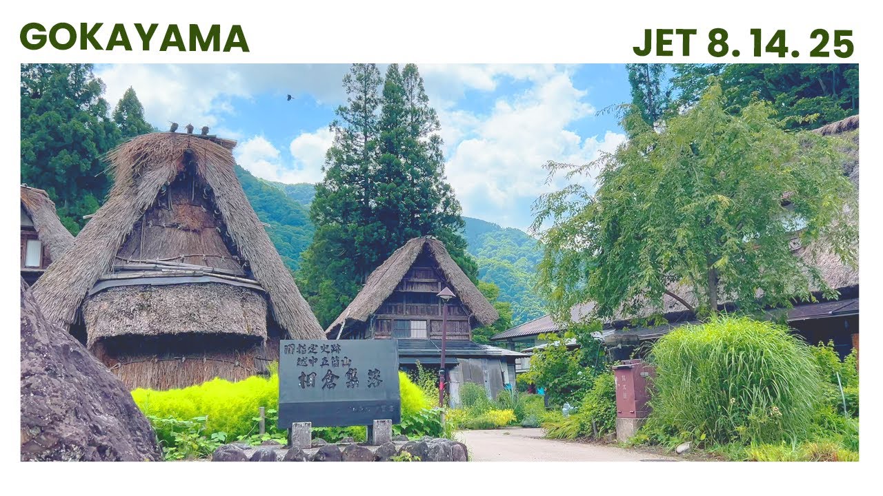 Gokayama- Toyama Japan Jet program vlog 2025 