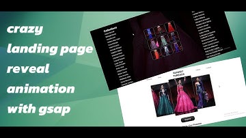 How to create an amazing landing page reveal animation with gsap | step by step tutorial