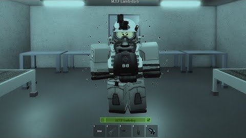 Roblox SCP M.T.F Lambda-5 “White Rabbit" Operator (Avatar Build) (Remake)