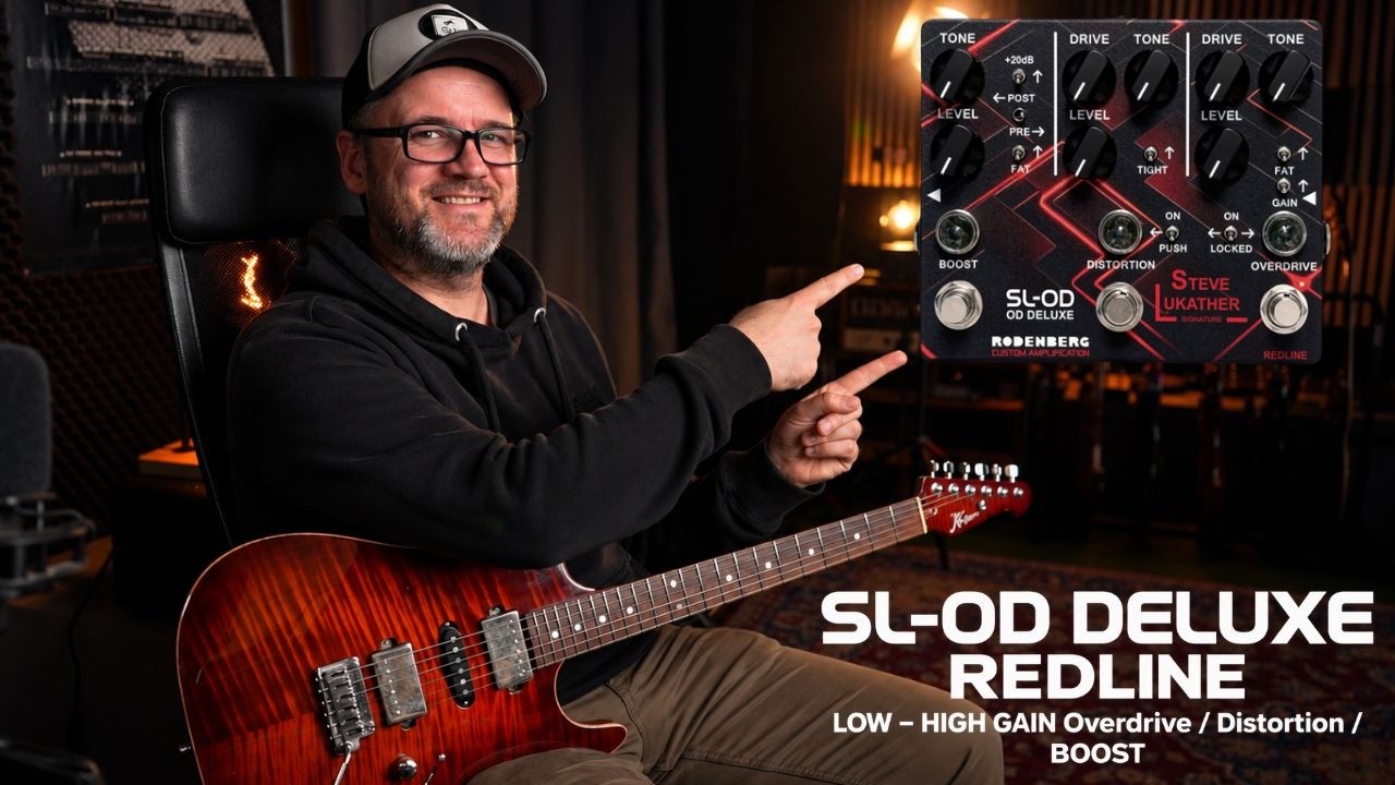 Steve Lukather's Signature Pedal! | Rodenberg SL-OD Deluxe REDLINE