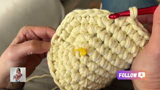 Carla Bag Tutorial - Crochet Hobo Bag with Ribbon - Macrè Bag