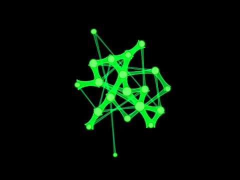 Dynamic Network - Visualization of Weighted Graph Changing over Time