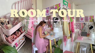 SMALL ROOM TOUR *pastel & pinterest inspired*  ikea shopping, organizing, + more