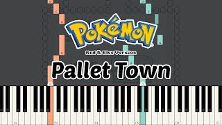 Video thumbnail of "Pallet Town (Pokémon Red/Blue) - Piano Tutorial & Sheets"