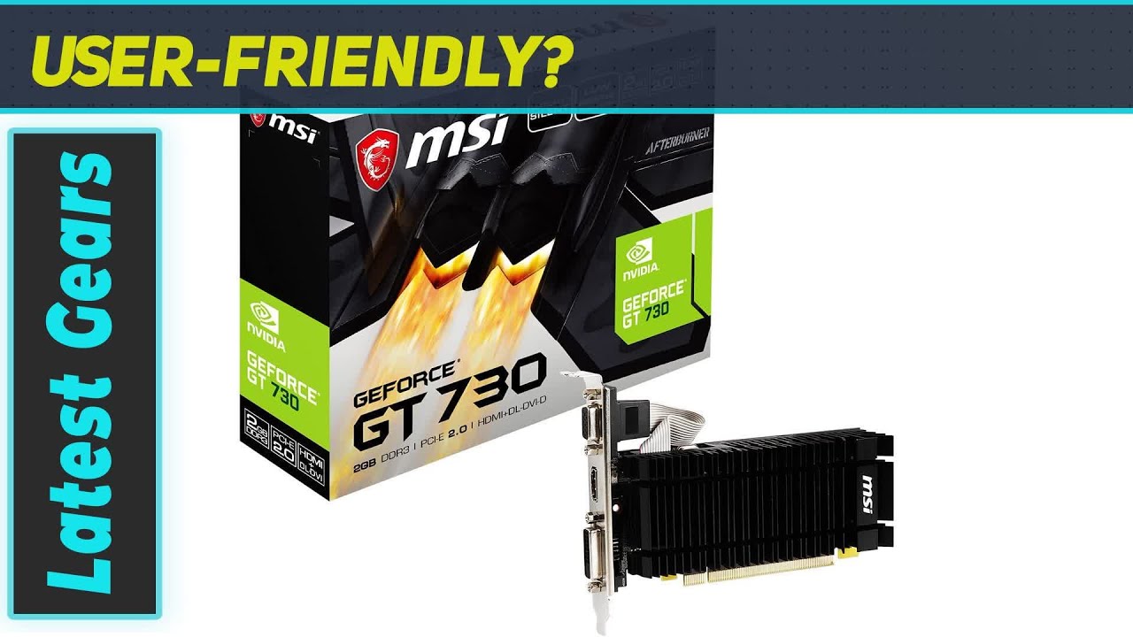 MSI Gaming 64-Bit Dual-Link DVI-D/HDMI NVIDIA GeForce Low Profile ...