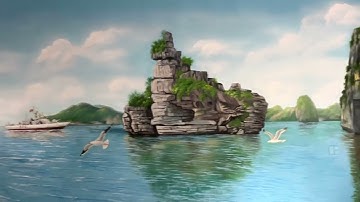 Vẽ tranh tường siêu to khổng lô tại ninh bình