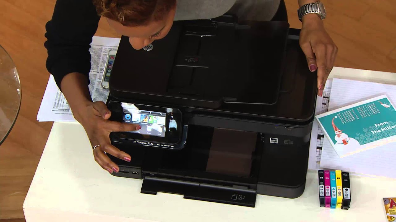 Photosmart 7520 All In One Wireless Printer with Software & Ink with Dan Hughes - YouTube