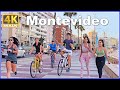 【4K】WALK Sunset - MONTEVIDEO Uruguay 4K video UY Travel vlog