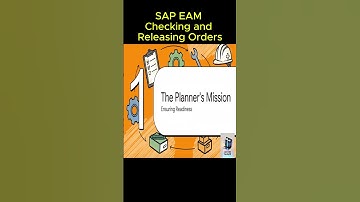 SAP EAM Checking and Releasing Orders #sapeam  #saps4hana  #assetmanagement  #saptraining  #shorts