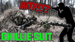 How Is This Possible??? Invisible Ghillie Sniper Gets His Picture Taken