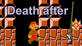 What Happens if You Die after Grabbing the Flagpole? (SMB Glitch Demonstration)