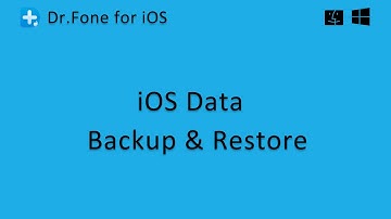 Wondershare Dr.Fone - iOS Data Backup and Restore