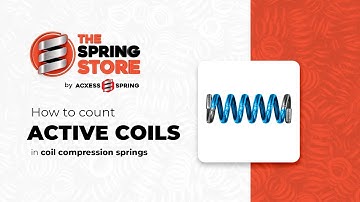 How to count Active Coils in coil compression springs