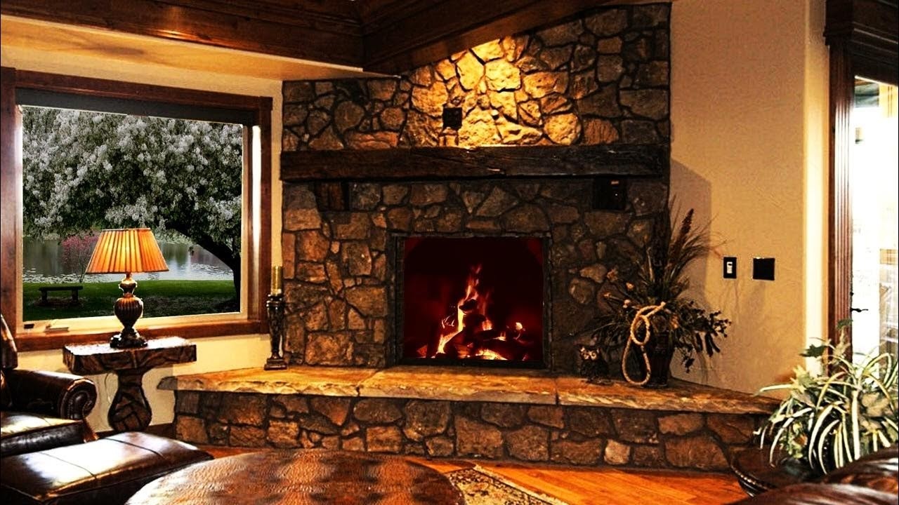 Cozy Fireplace Night 🔥 Relaxing Fire Sounds for Deep Sleep & Stress Relief