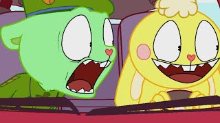 Flippy and Cuddles in a Car [Happy Tree Friends] screenshot 4