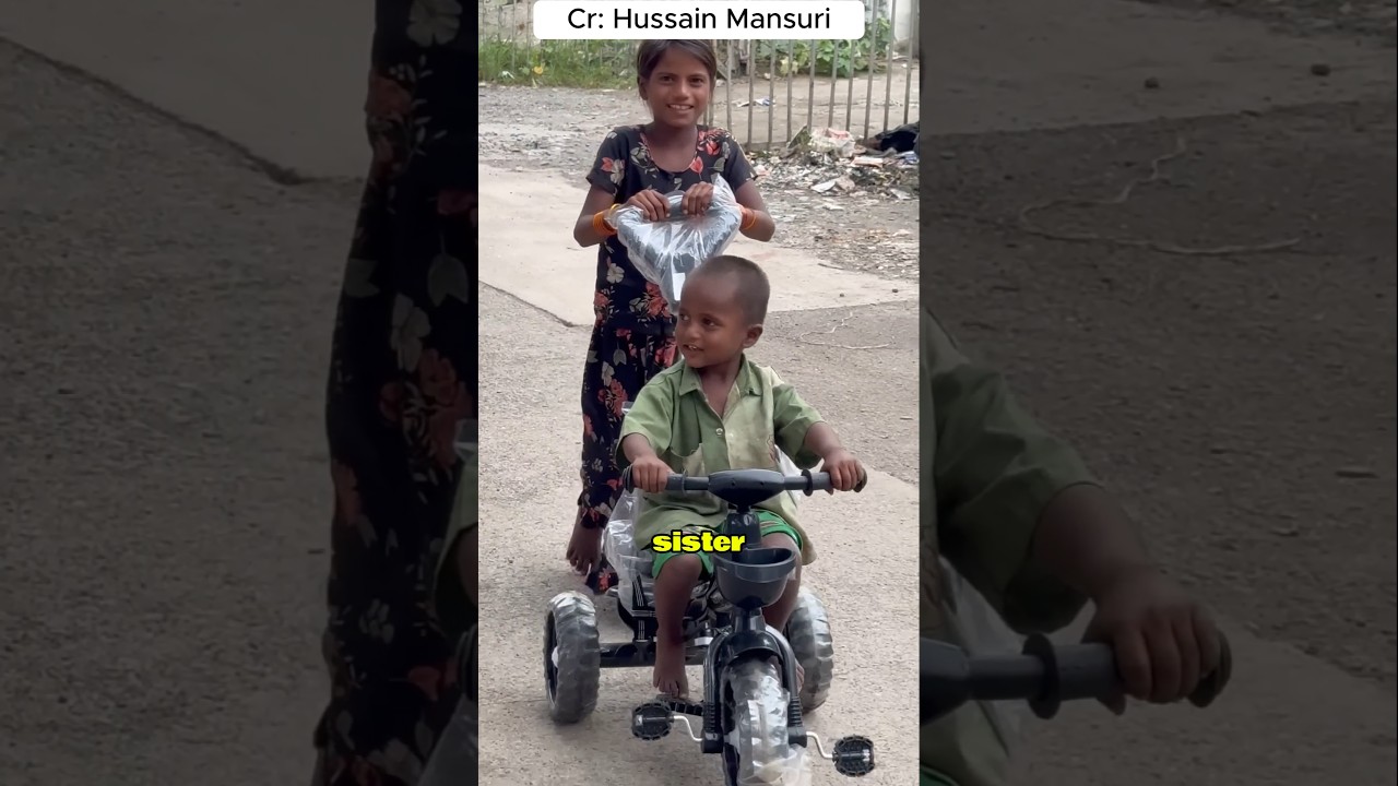 Brother And Sister Playing Together 