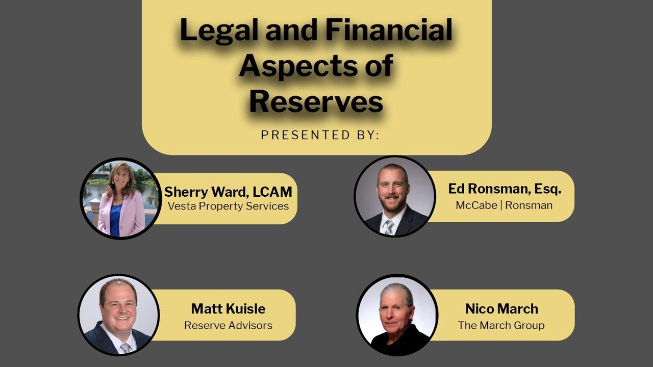 Legal and Financial Aspects of Reserves | January 29, 2026