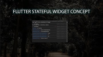 Flutter Stateful Widget Concept/Veli Bacık ile Flutter dersleri-3