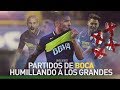 Cuando Boca humilla a los grandes de Argentina...