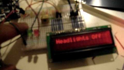 Arduino + LCD/LED + Button Toggle