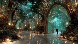 What If the Stars Came Down and Built Worlds? | 4K Celestial Fantasy Sanctuaries & Ambient Music