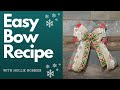 How To Make a Christmas Bow/ How To Make a Bow out of Ribbon/ How To Make a Holiday Bow/ Easy Bow