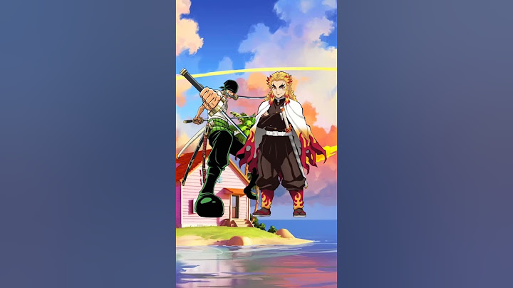 Zoro vs Demon slayer verse.