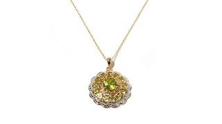 Technibond DiamondAccent Gemstone Floral Ring