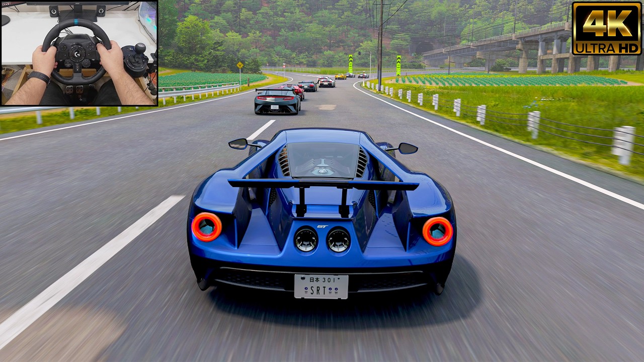 Ford GT 630 HP VS MODERN SUPER CARS - Forza Horizon 6 | Logitech