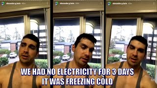 90 Day Fiance Alexander Larin explained the struggles their facing during the storm